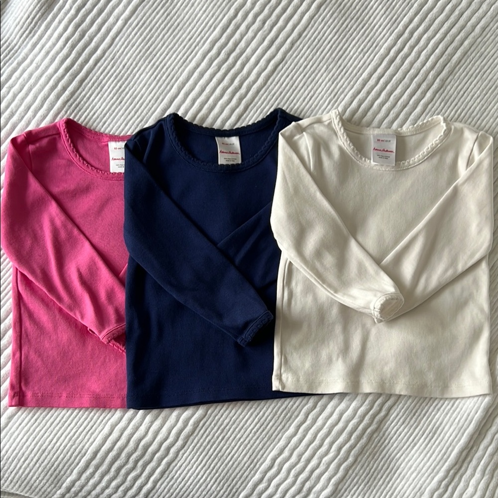 Hanna Anderson long sleeve ribbed tshirt